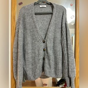Gray Cardigan